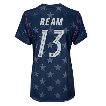 Billige Fotballdrakt Forente stater Tim Ream #13 Replika Bortedrakt Dame VM 2026 Kortermet